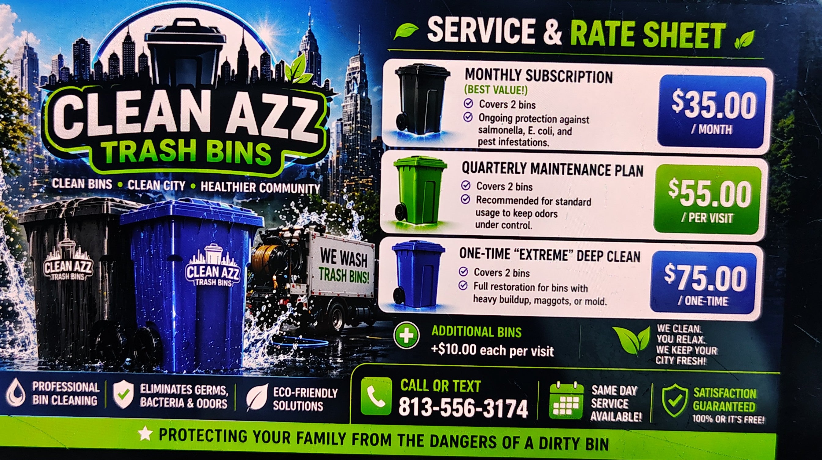 Clean Azz Trash Bins Special